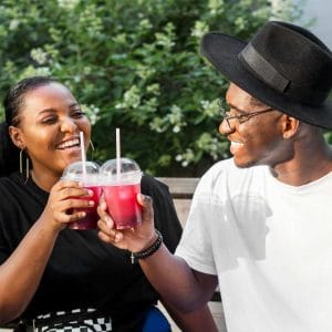 Positive African Couple