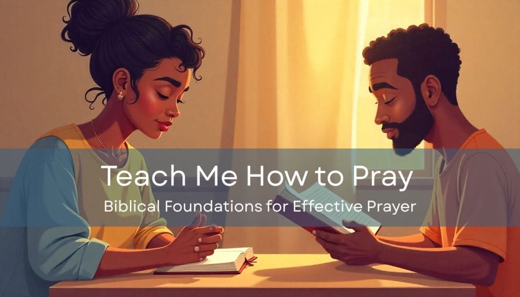 Teach Me How to Pray Biblical Foundations for Effective Prayer