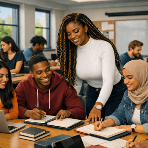 Radiant collaborative academic diverse inspiring